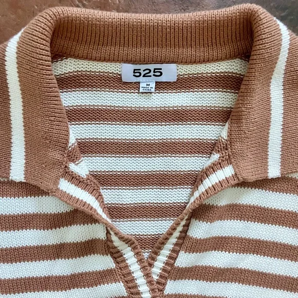 525 Stripe Polo Maxi Dress 🤎 medium - Picture 7 of 9